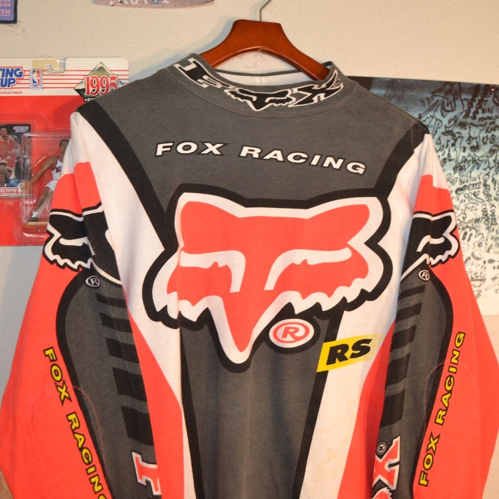 Vintage 90s Fox Racing Jersey - Picture 1 of 4
